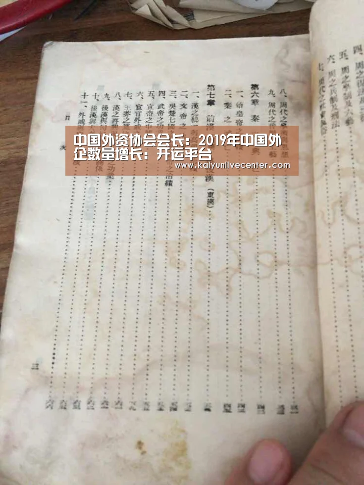 中国外资协会会长:2019年中国外企数量增长:开运平台(图1) 开运登录