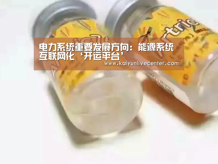 电力系统重要发展方向:能源系统互联网化‘开运平台’(图1) 开运登录