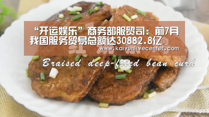 “开运娱乐”商务部服贸司:前7月我国服务贸易总额达30882.8亿(图1) 开运娱乐